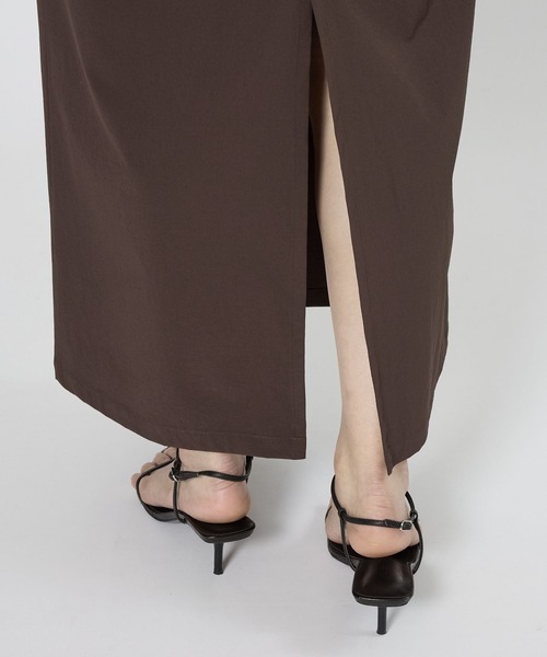 BABYLONE（バビロン）の「【多機能素材】ロングワンピース（ワンピース・レディース・ブラック/ブラウン・フリー）」の22枚目の写真