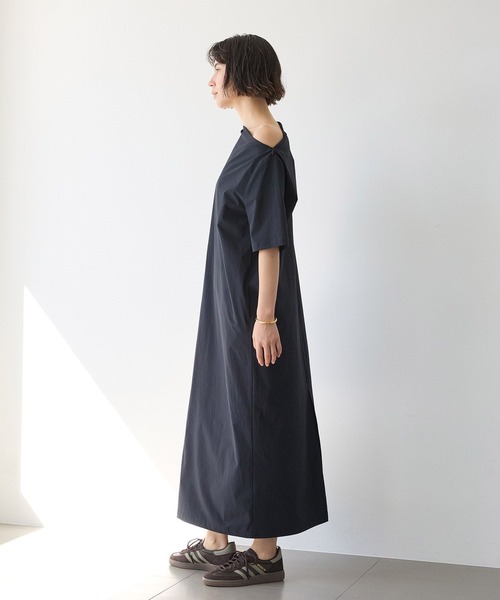 BABYLONE（バビロン）の「【多機能素材】ロングワンピース（ワンピース・レディース・ブラック/ブラウン・フリー）」の7枚目の写真