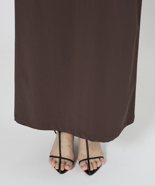 BABYLONE（バビロン）の「【多機能素材】ロングワンピース（ワンピース・レディース・ブラック/ブラウン・フリー）」の19枚目の写真