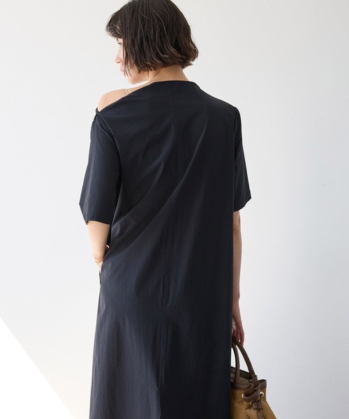 BABYLONE（バビロン）の「【多機能素材】ロングワンピース（ワンピース・レディース・ブラック/ブラウン・フリー）」の9枚目の写真