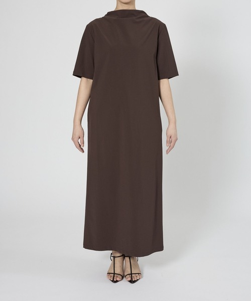 BABYLONE（バビロン）の「【多機能素材】ロングワンピース（ワンピース・レディース・ブラック/ブラウン・フリー）」の14枚目の写真