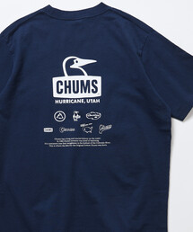 CHUMS（チャムス）の「CHUMS/チャムス 限定展開 CHUMS×FREAK'S STORE 別注 ヒストリー バックプリント クルーネックTシャツ（Tシャツ/カットソー）」