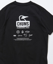 CHUMS（チャムス）の「CHUMS/チャムス 限定展開 CHUMS×FREAK'S STORE 別注 ヒストリー バックプリント クルーネックTシャツ（Tシャツ/カットソー）」