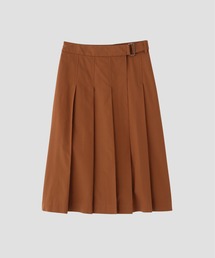 MHL.　マーガレットハウエル　ソフトツイーテッドヤーンコットンスカート　焦茶 MARGARET HOWELL（マーガレットハウエル）の「COTTON VOILE（スカート