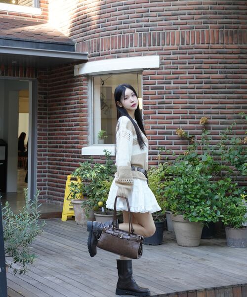 DIAGONAL(ダイアゴナル)の「LOOSE COLOR MIX KNIT (beige)(ニット/セーター・レディース・その他・FREE)」の10枚目の写真