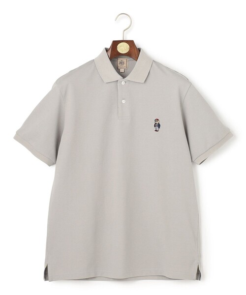 J.PRESS(ジェイプレス)の「1枚で品よく決まる【BULLDOG BOY / 8色展開】カノコレジメン ポロシャツ(Tシャツ/カットソー・メンズ・ブラック系/ローズ系/黄土色系/ライトグレー系/サックスブルー系/ホワイト系/ネイビー系/ライトグリーン系・SMALL/MEDIUM/LARGE/X-LARGE)」の17枚目の写真