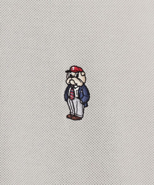 J.PRESS(ジェイプレス)の「1枚で品よく決まる【BULLDOG BOY / 8色展開】カノコレジメン ポロシャツ(Tシャツ/カットソー・メンズ・ブラック系/ローズ系/黄土色系/ライトグレー系/サックスブルー系/ホワイト系/ネイビー系/ライトグリーン系・SMALL/MEDIUM/LARGE/X-LARGE)」の21枚目の写真