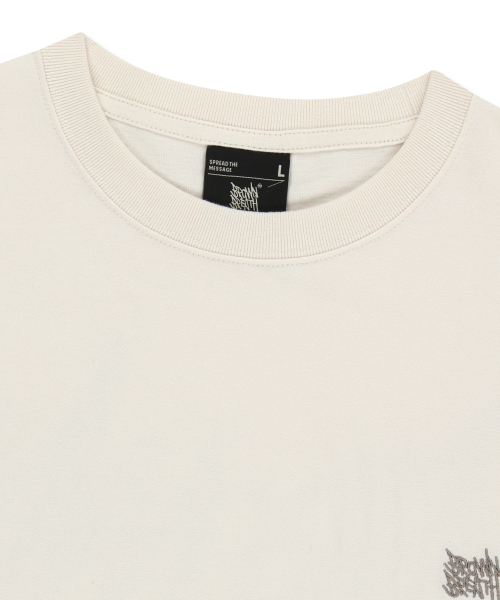 BROWNBREATH(ブラウンブレス)の「KITTY TAG TEE - IVORY(Tシャツ/カットソー・レディース・その他・2XL/X-LARGE/LARGE/MEDIUM/SMALL)」の4枚目の写真