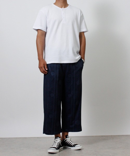 NYLAUS(ナイラス)の「【Nylaus】総柄 クロップド ストレッチパンツ 七分丈パンツ ルームウェア 部屋着 寝間着(その他パンツ・メンズ・ブラック系その他4/ブルー系その他2/ブルー系その他/ブラック系その他2/ブラック系その他・LL/M/L)」の19枚目の写真