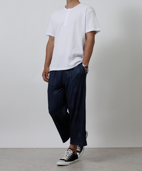 NYLAUS(ナイラス)の「【Nylaus】総柄 クロップド ストレッチパンツ 七分丈パンツ ルームウェア 部屋着 寝間着(その他パンツ・メンズ・ブラック系その他4/ブルー系その他2/ブルー系その他/ブラック系その他2/ブラック系その他・LL/M/L)」の21枚目の写真