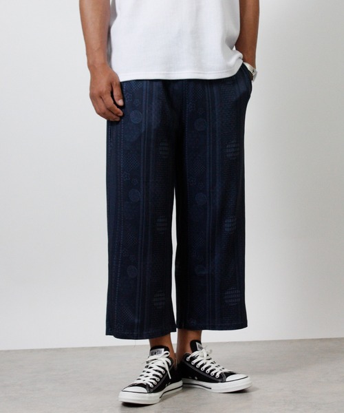NYLAUS(ナイラス)の「【Nylaus】総柄 クロップド ストレッチパンツ 七分丈パンツ ルームウェア 部屋着 寝間着(その他パンツ・メンズ・ブラック系その他4/ブルー系その他2/ブルー系その他/ブラック系その他2/ブラック系その他・LL/M/L)」の16枚目の写真