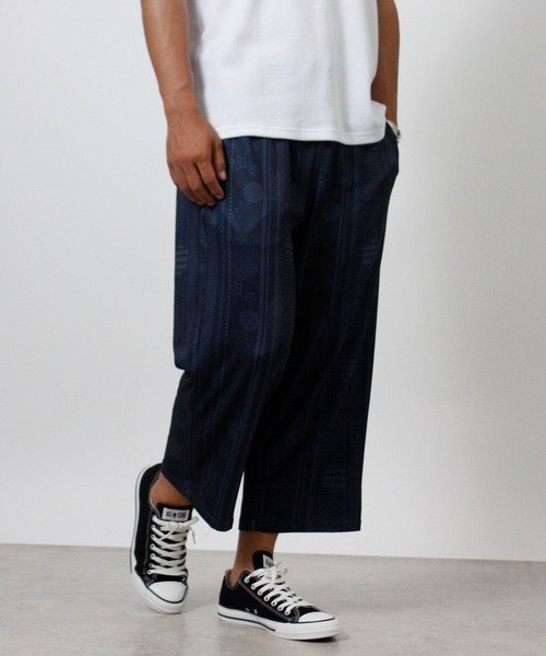 NYLAUS(ナイラス)の「【Nylaus】総柄 クロップド ストレッチパンツ 七分丈パンツ ルームウェア 部屋着 寝間着(その他パンツ・メンズ・ブラック系その他4/ブルー系その他2/ブルー系その他/ブラック系その他2/ブラック系その他・LL/M/L)」の17枚目の写真