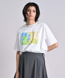 シルケット天竺フォトプリントTシャツ