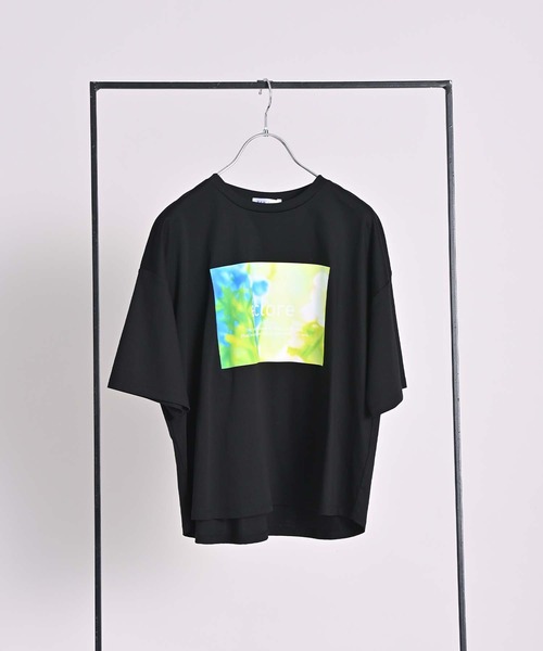 RAW FUDGE（ローファッジ）の「シルケット天竺フォトプリントTシャツ（Tシャツ/カットソー・レディース・ブラック/オフホワイト/チャコールグレー・M）」の22枚目の写真