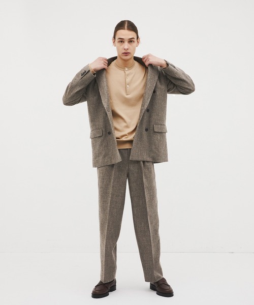 CITY TOKYO/シティートーキョー】Giolica tweed ﾄﾗｳｻﾞｰｽﾞ（スラックス