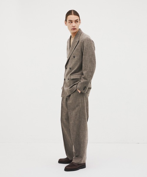 CITY TOKYO/シティートーキョー】Giolica tweed ﾄﾗｳｻﾞｰｽﾞ（スラックス