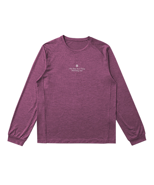BUTTON SEOUL（ボタンソウル）の「エアロテック超軽量モーニングランロングスリーブ (6 COLOR)（Tシャツ/カットソー・メンズ・オリーブ/ブラック/ダークブラウン/オレンジ/パープル/レモンイエロー・SMALL/MEDIUM/LARGE/X-LARGE）」の5枚目の写真
