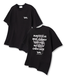 スネークリフ オーバーサイズ 半袖Tシャツ ブラック