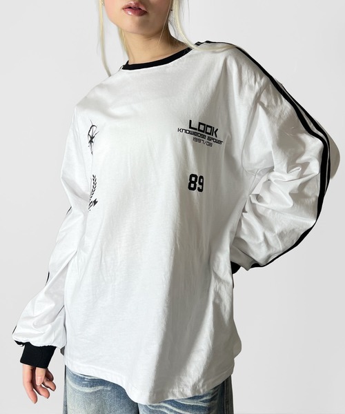 スポーツライクデザイン】ユニフォーム風ロングTシャツ/2026年春夏