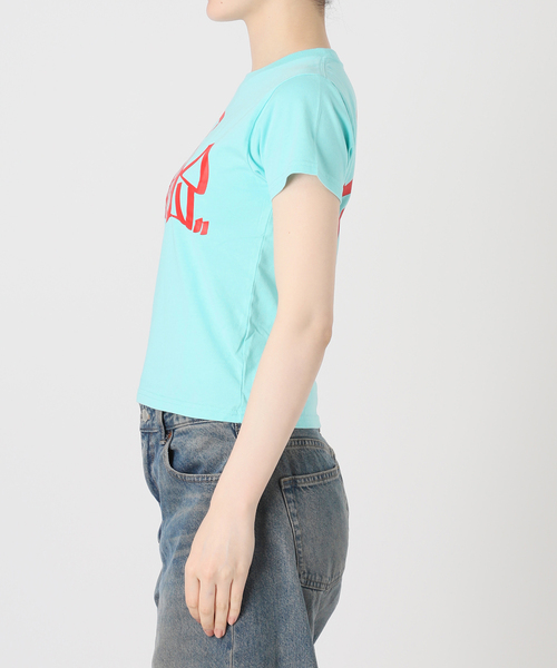 Oriens JOURNAL STANDARD（オリエンス ジャーナルスタンダード）の「グラフィティプリント TEE（Tシャツ/カットソー・レディース・ブルー/アーミー・MEDIUM/SMALL）」の13枚目の写真