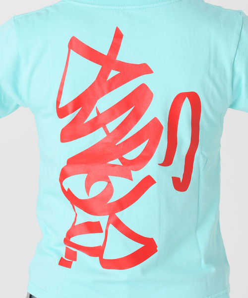 Oriens JOURNAL STANDARD（オリエンス ジャーナルスタンダード）の「グラフィティプリント TEE（Tシャツ/カットソー・レディース・ブルー/アーミー・MEDIUM/SMALL）」の18枚目の写真