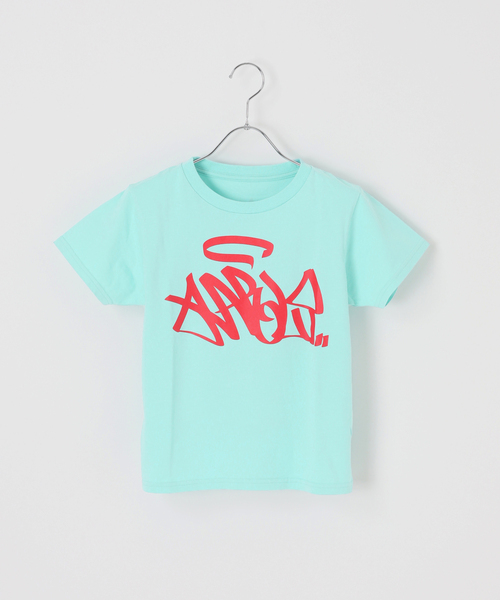 Oriens JOURNAL STANDARD（オリエンス ジャーナルスタンダード）の「グラフィティプリント TEE（Tシャツ/カットソー・レディース・ブルー/アーミー・MEDIUM/SMALL）」の19枚目の写真