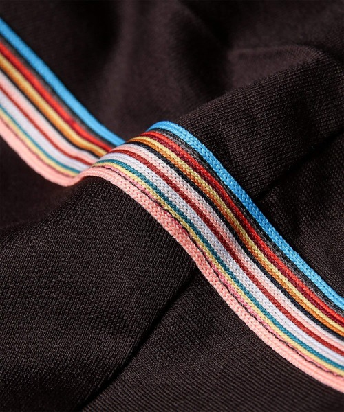 Paul Smith(ポールスミス)の「シグネチャーストライプテープ 半袖Tシャツ / 163503 607Z(Tシャツ/カットソー・メンズ・ダークグレー/ホワイト・SMALL/XX-LARGE/X-LARGE/LARGE/MEDIUM)」の4枚目の写真