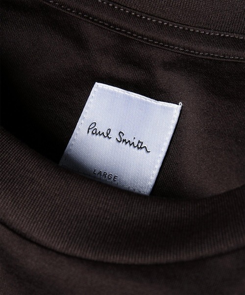 Paul Smith(ポールスミス)の「シグネチャーストライプテープ 半袖Tシャツ / 163503 607Z(Tシャツ/カットソー・メンズ・ダークグレー/ホワイト・SMALL/XX-LARGE/X-LARGE/LARGE/MEDIUM)」の5枚目の写真
