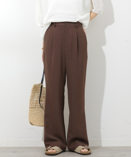JOURNAL STANDARD relume(ジャーナルスタンダード レリューム)の「接触冷感 / 防シワ【MULTI FUNC+】フレアパンツ(スラックス・レディース・ブラック/ブラウン・38/36)」の9枚目の写真
