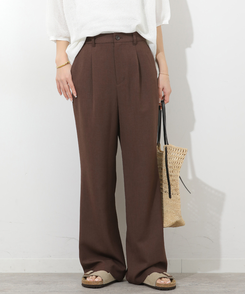 JOURNAL STANDARD relume(ジャーナルスタンダード レリューム)の「接触冷感 / 防シワ【MULTI FUNC+】フレアパンツ(スラックス・レディース・ブラック/ブラウン・38/36)」の10枚目の写真