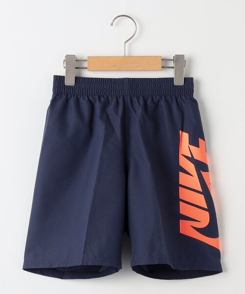 NIKE(ナイキ)の「NIKE SWIM:130~160cm / ブレイカースウッシュカットアウト7 ボレーショーツ(水着・キッズ・ブラック/ネイビー・130/150/140/MEDIUM)」の2枚目の写真