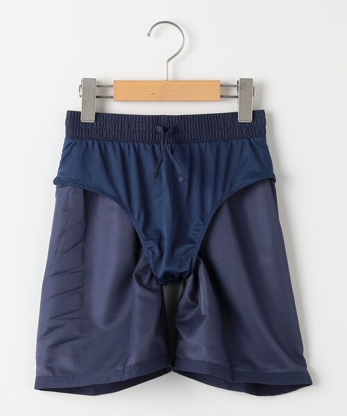 NIKE(ナイキ)の「NIKE SWIM:130~160cm / ブレイカースウッシュカットアウト7 ボレーショーツ(水着・キッズ・ブラック/ネイビー・130/150/140/MEDIUM)」の4枚目の写真