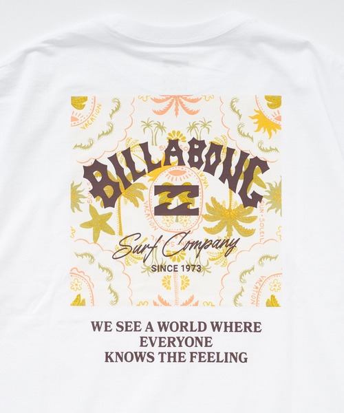 BILLABONG(ビラボン)の「BILLABONG ウィメンズ SQUARE MIDIUM LOOSE TEE Tシャツ 【2026年夏モデル】(Tシャツ/カットソー・レディース・ホワイト・MEDIUM)」の1枚目の写真