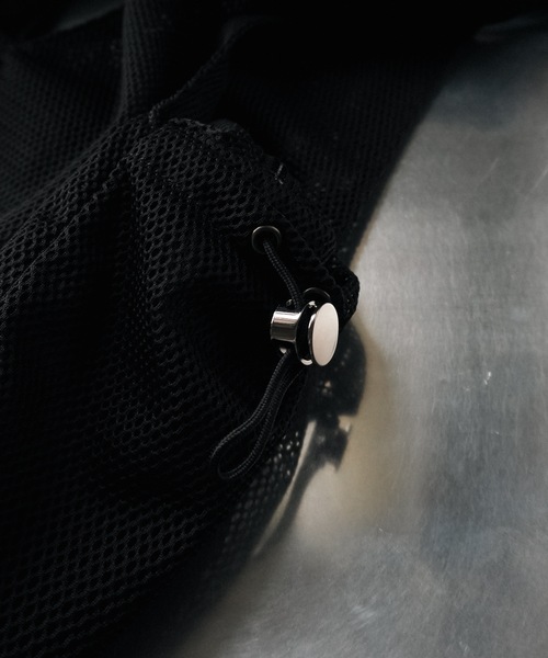 cii(シー)の「【UNISEX】Layered Mesh Bag / レイヤードメッシュバッグ(トートバッグ・メンズ・ライトグレー/ベージュ/ブラック/ブルー・FREE)」の7枚目の写真