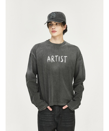 THE GREATEST（ザ　グレイテスト）の「Artist Long Sleeve Dark Gray（Tシャツ/カットソー）」