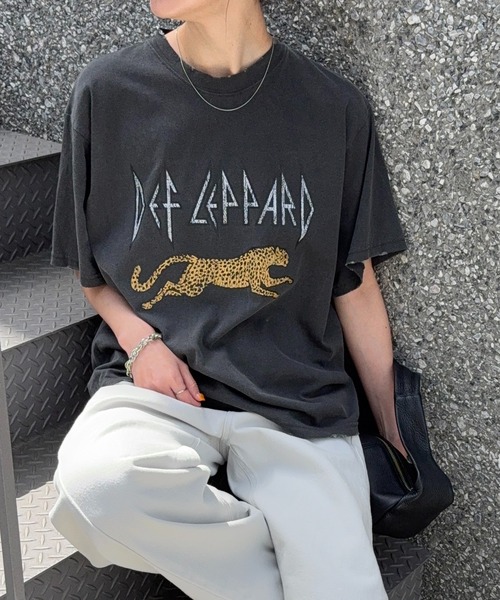 ピグメントレオパードTシャツ（Tシャツ/カットソー）｜meilmada