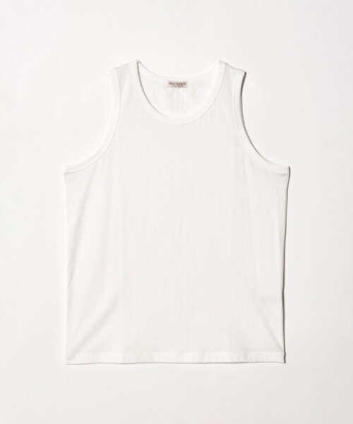 BEAUTY&YOUTH UNITED ARROWS(ビューティーアンドユースユナイテッドアローズ)の「ハイゲージ コットン タンクトップ 抗菌防臭(タンクトップ・メンズ・ホワイト/ブラック/グレー系・XL/L/M/S)」の1枚目の写真