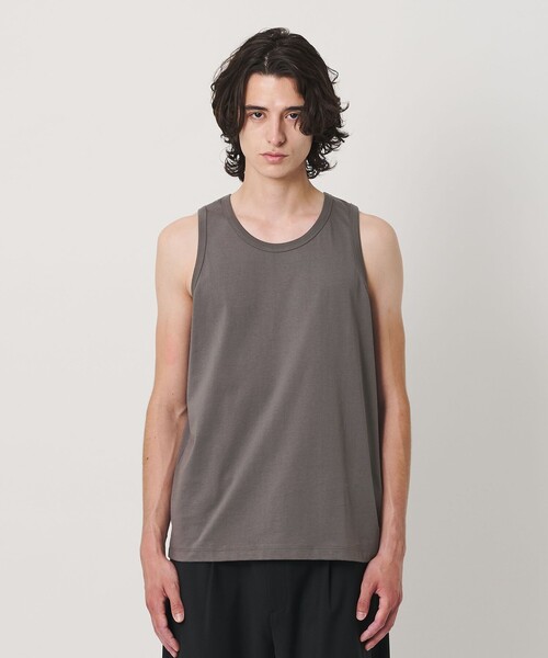 BEAUTY&YOUTH UNITED ARROWS(ビューティーアンドユースユナイテッドアローズ)の「ハイゲージ コットン タンクトップ 抗菌防臭(タンクトップ・メンズ・ホワイト/ブラック/グレー系・XL/L/M/S)」の9枚目の写真