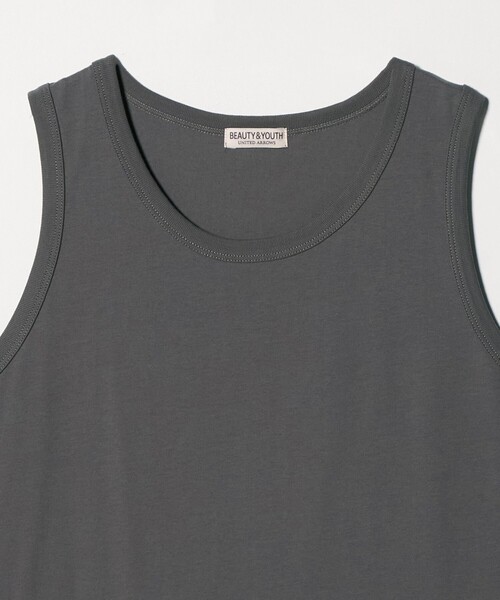 BEAUTY&YOUTH UNITED ARROWS(ビューティーアンドユースユナイテッドアローズ)の「ハイゲージ コットン タンクトップ 抗菌防臭(タンクトップ・メンズ・ホワイト/ブラック/グレー系・XL/L/M/S)」の13枚目の写真