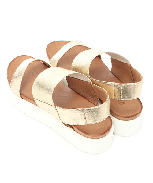 mystic(ミスティック)の「【INUOVO】バックストラップサンダル(サンダル・レディース・ゴールド/シルバー/ブラック・37/38/36)」の12枚目の写真