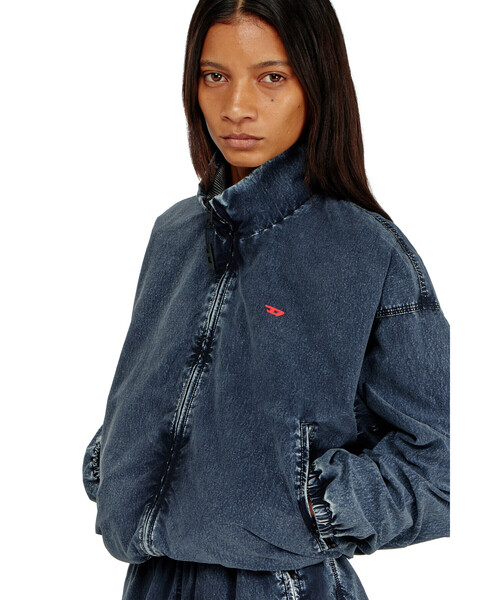 DIESEL（ディーゼル）の「ウィメンズ ジャケット G-LEAMER（ナイロンジャケット・レディース・ブラック・38/42/40/44）」の2枚目の写真