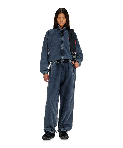 DIESEL（ディーゼル）の「ウィメンズ ジャケット G-LEAMER（ナイロンジャケット・レディース・ブラック・38/42/40/44）」の3枚目の写真