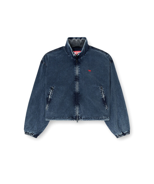 DIESEL（ディーゼル）の「ウィメンズ ジャケット G-LEAMER（ナイロンジャケット・レディース・ブラック・38/42/40/44）」の6枚目の写真