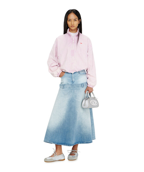 DIESEL(ディーゼル)の「ウィメンズ ジャケット G-LEAMER(ナイロンジャケット・レディース・ブラック/ピンク・38/42/40/44)」の9枚目の写真