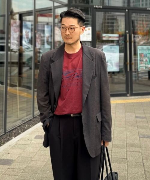 CARGOBROS(カーゴブロス)の「(ビッグサイズ) ラウンドサークルロゴ半袖Tシャツ (ブラック)(Tシャツ/カットソー・メンズ・その他・FREE)」の9枚目の写真