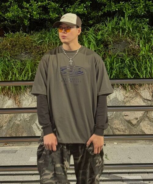 CARGOBROS(カーゴブロス)の「(ビッグサイズ) ラウンドサークルロゴ半袖Tシャツ (ブラック)(Tシャツ/カットソー・メンズ・その他・FREE)」の10枚目の写真