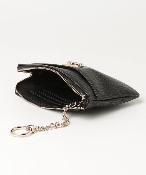 Guess(ゲス)の「PATSIE Key Ring Pouch キーケース カードケース 財布(カードケース・レディース・パープル/ブラック/オフホワイト/ネイビー・ONE SIZE)」の15枚目の写真