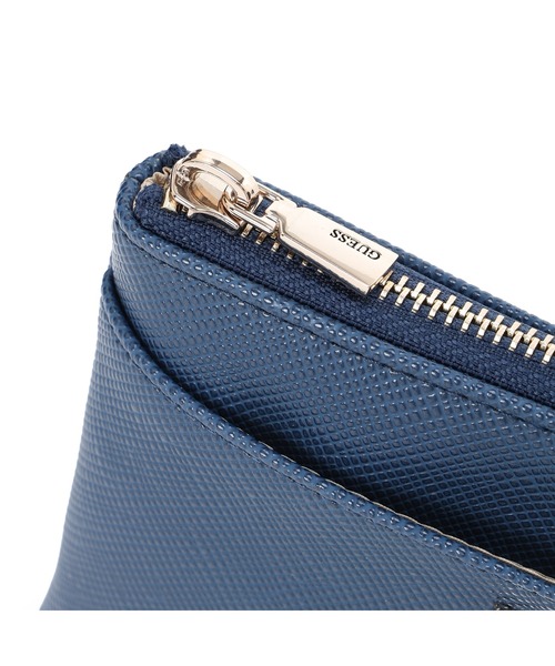 Guess(ゲス)の「PATSIE Key Ring Pouch キーケース カードケース 財布(カードケース・レディース・パープル/ブラック/オフホワイト/ネイビー・ONE SIZE)」の8枚目の写真