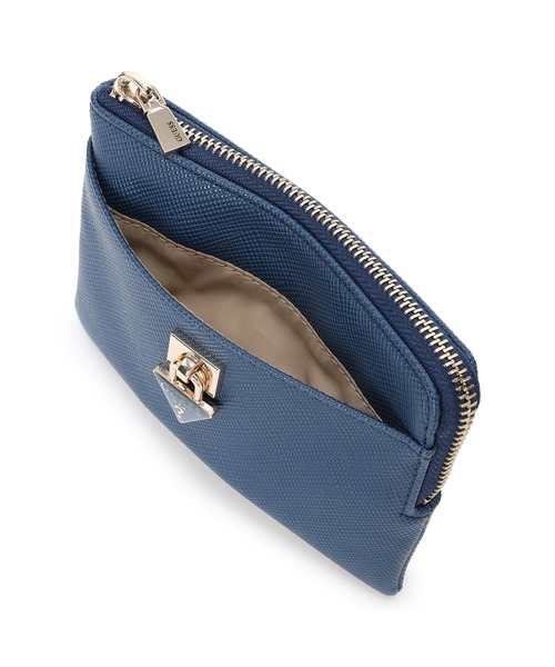 Guess(ゲス)の「PATSIE Key Ring Pouch キーケース カードケース 財布(カードケース・レディース・パープル/ブラック/オフホワイト/ネイビー・ONE SIZE)」の9枚目の写真