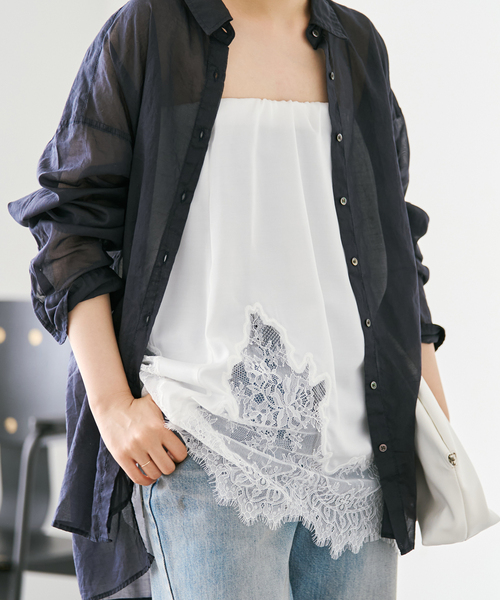 plage（プラージュ）の「Lace 2way スカート（スカート・レディース・ホワイト/キャメル・FREE）」の11枚目の写真